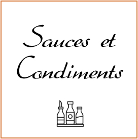 Sauces et condiments
